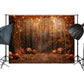 Spooky Autumn Lights Backdrop