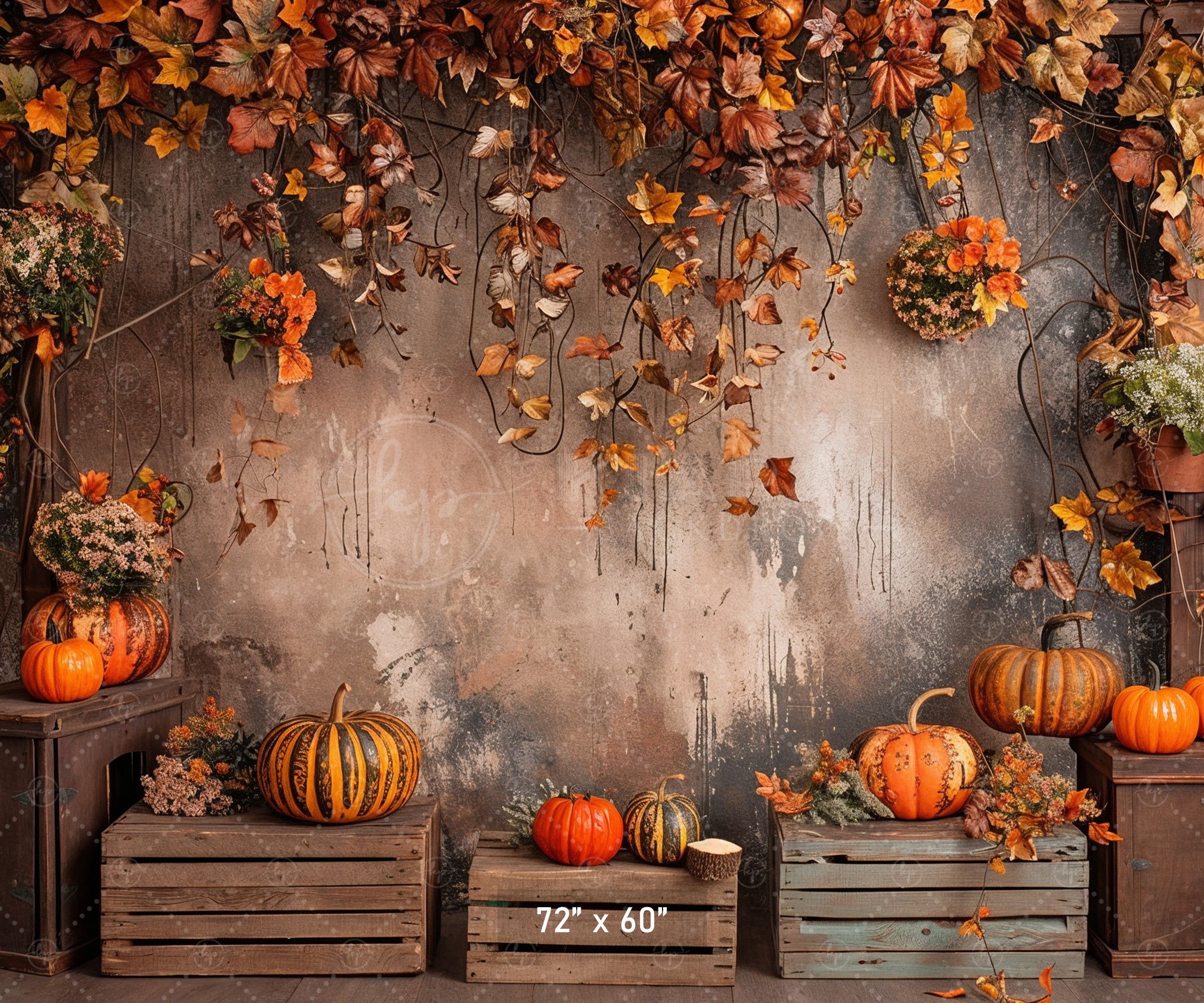 Rustic Fall Harvest Backdrop