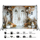 Elegant Autumn Floral Doorway Backdrop