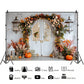 Bright Floral Autumn Archway Backdrop