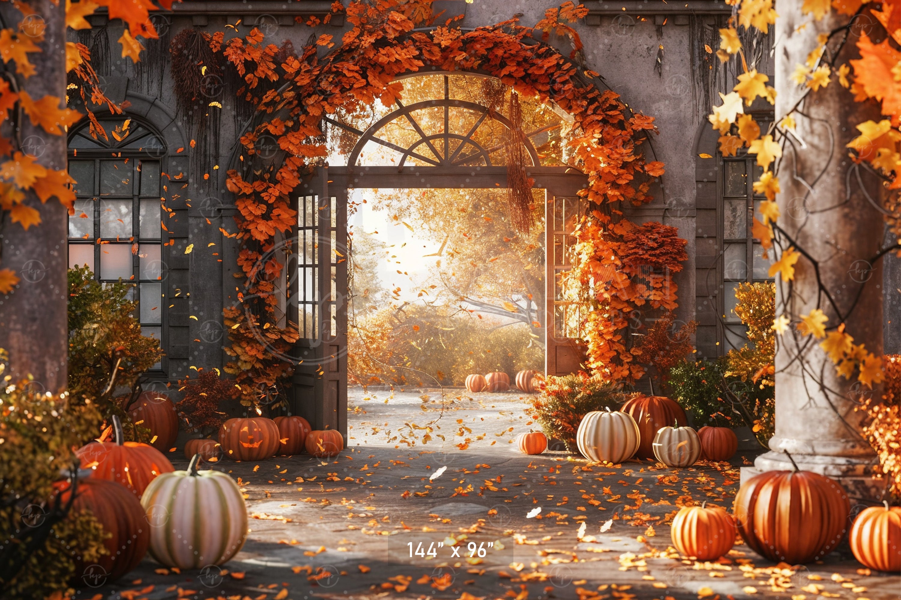 Enchanted Autumn Backdrop