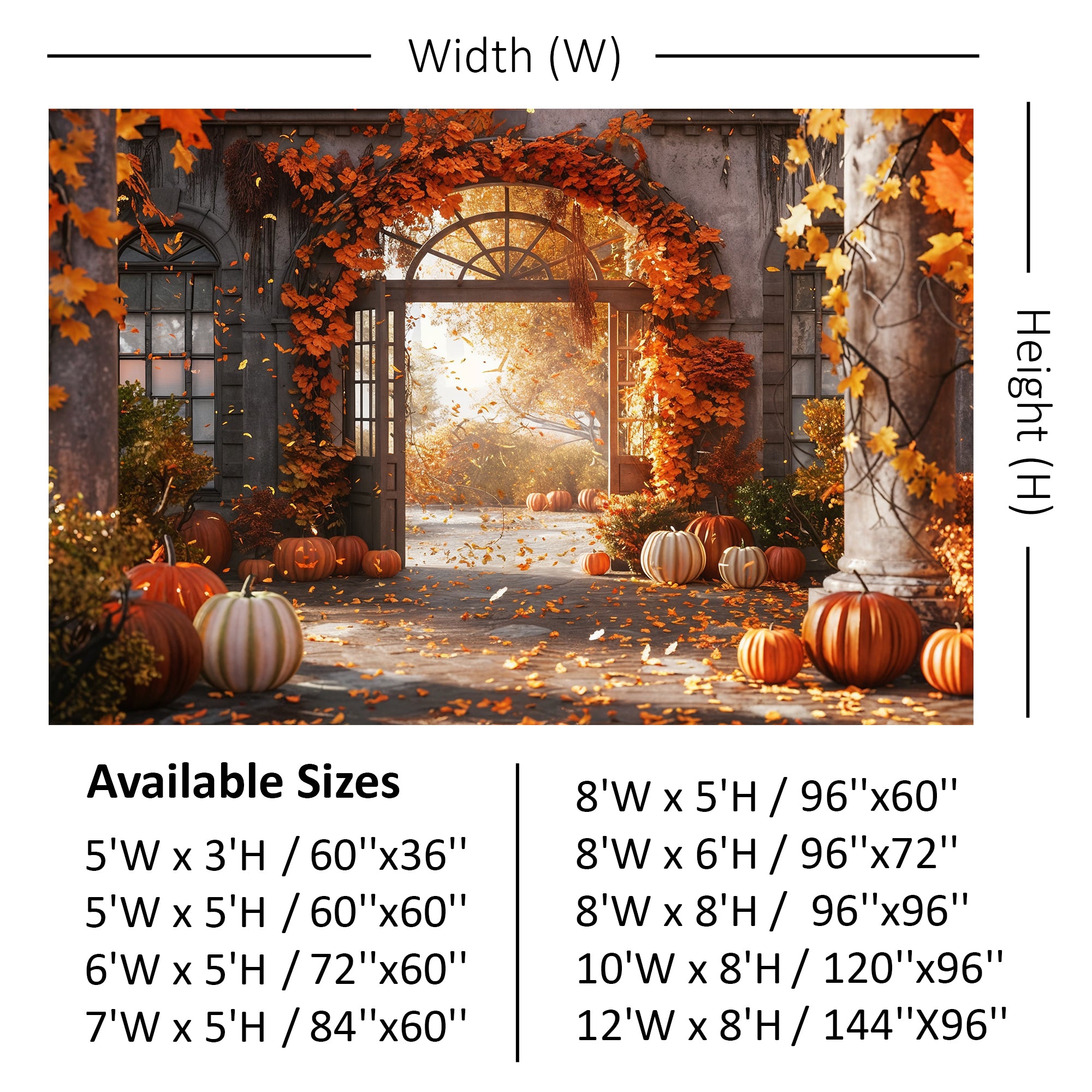 Enchanted Autumn Backdrop