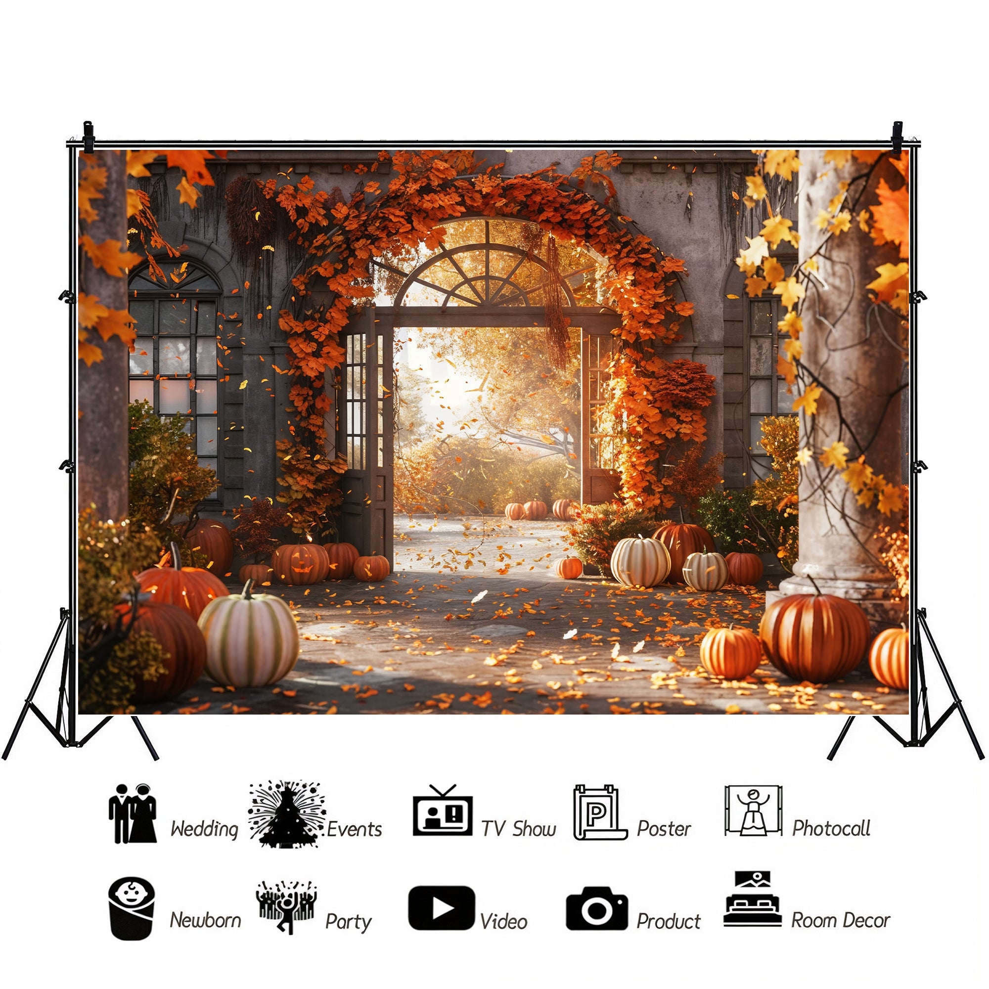 Enchanted Autumn Backdrop