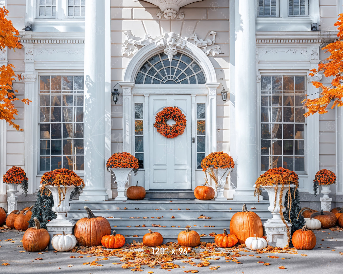 Grand Autumn Entrance Backdrop