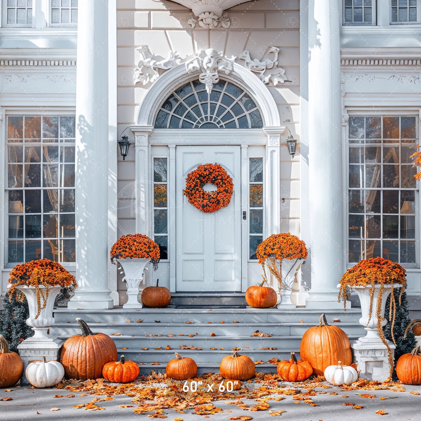 Grand Autumn Entrance Backdrop