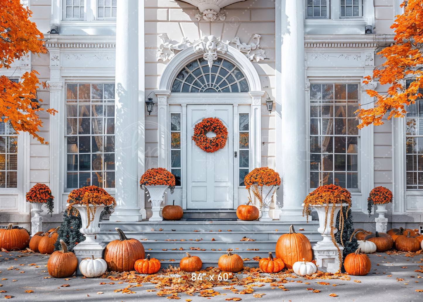 Grand Autumn Entrance Backdrop