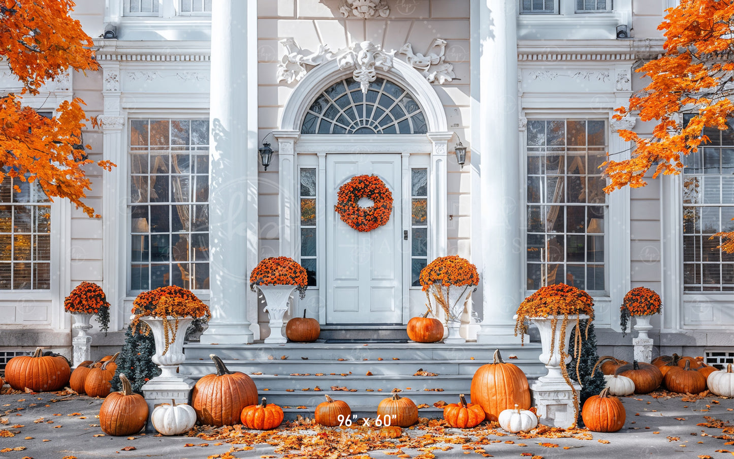 Grand Autumn Entrance Backdrop