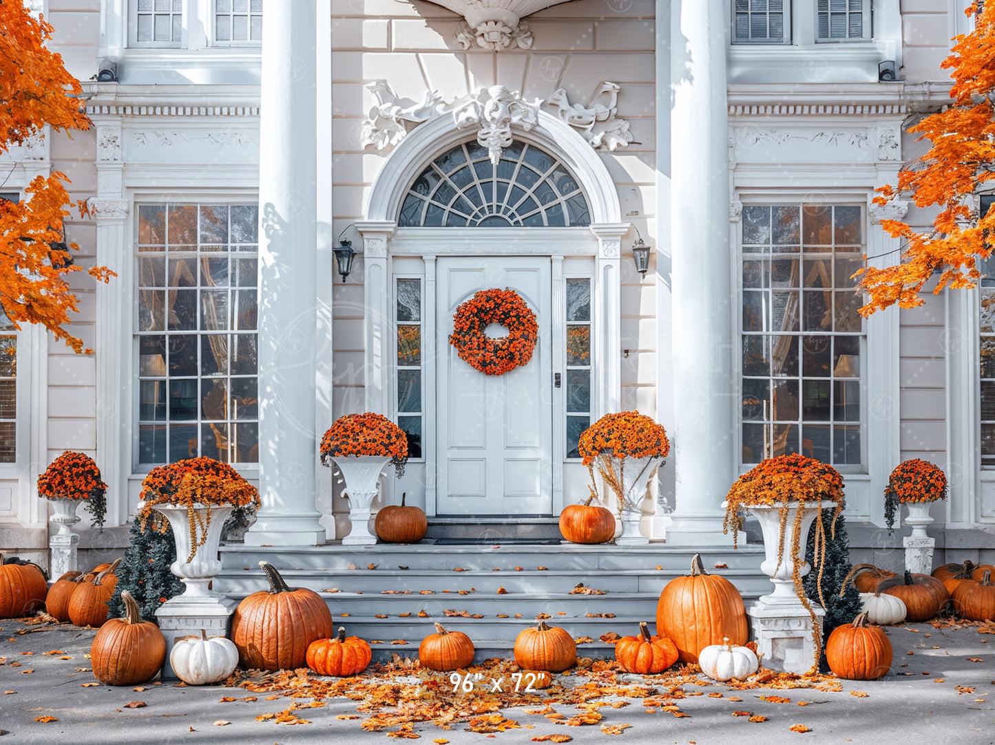 Grand Autumn Entrance Backdrop