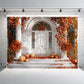 Elegant Autumn Entrance Backdrop