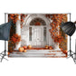 Elegant Autumn Entrance Backdrop