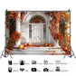 Elegant Autumn Entrance Backdrop