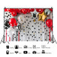 Polka-Dot Celebration Balloons Backdrop