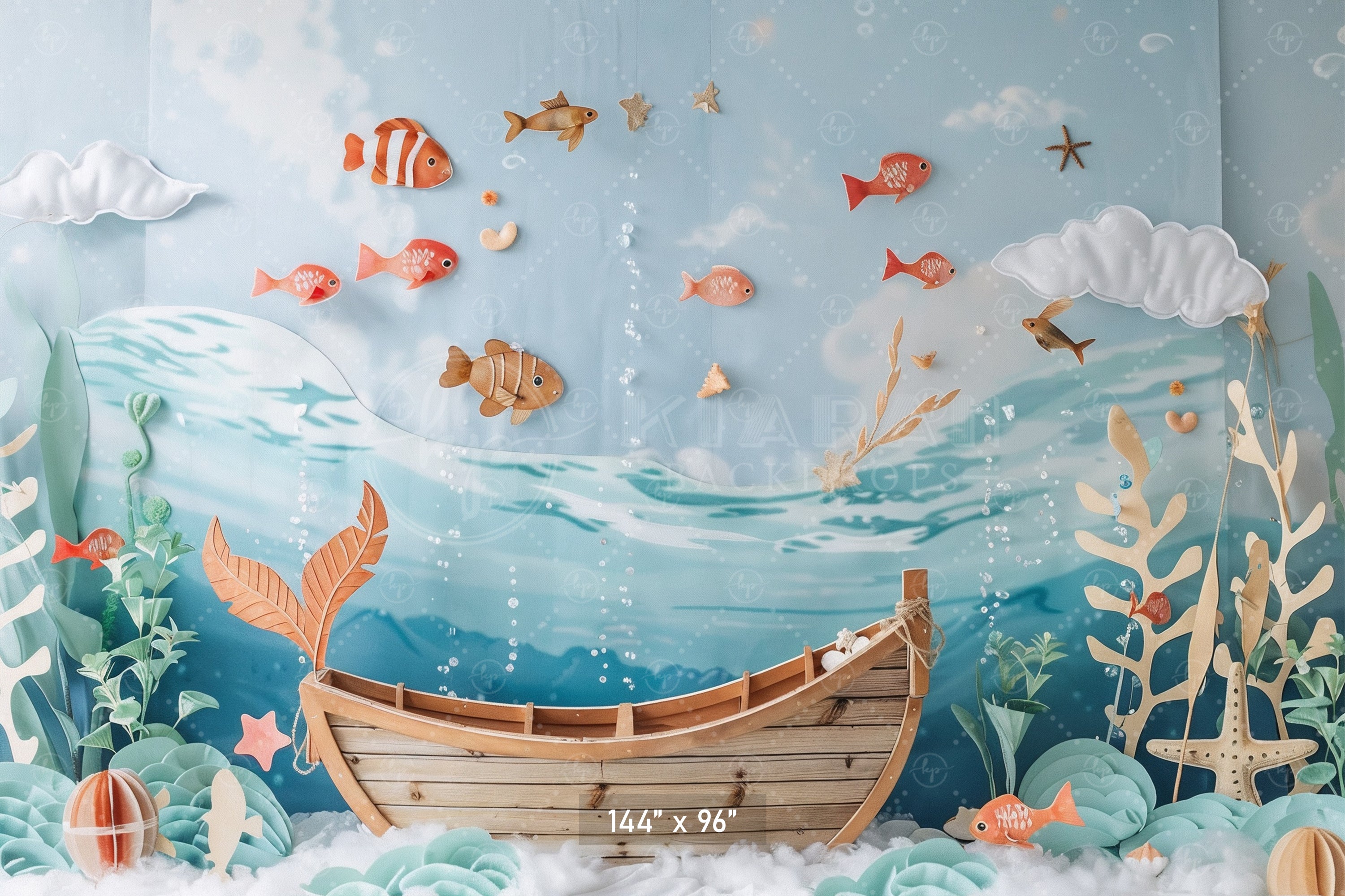 Underwater Adventure Backdrop