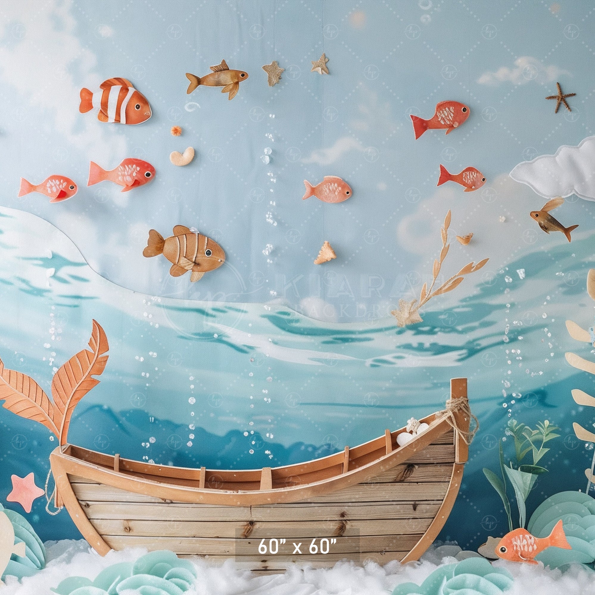 Underwater Adventure Backdrop