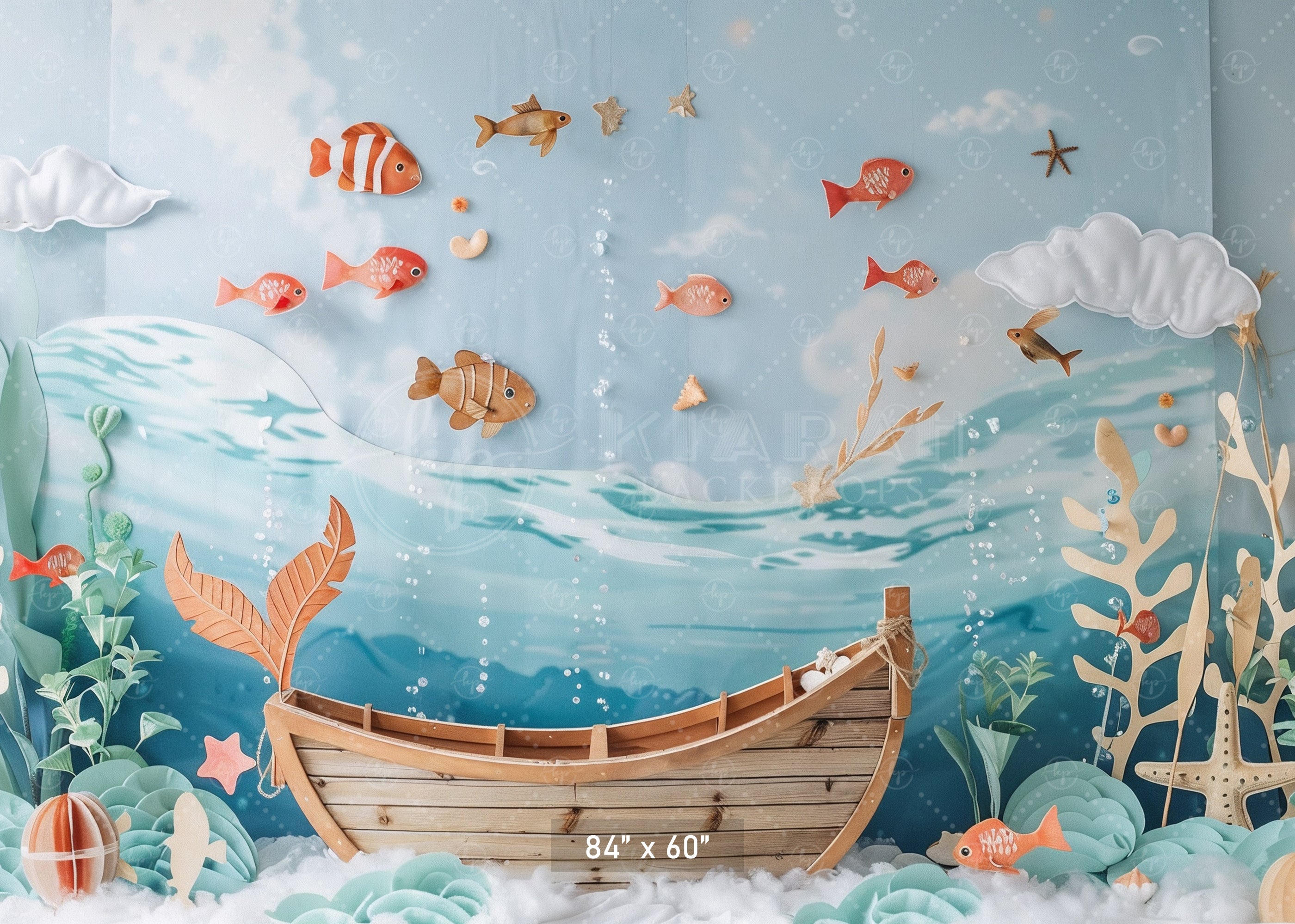 Underwater Adventure Backdrop