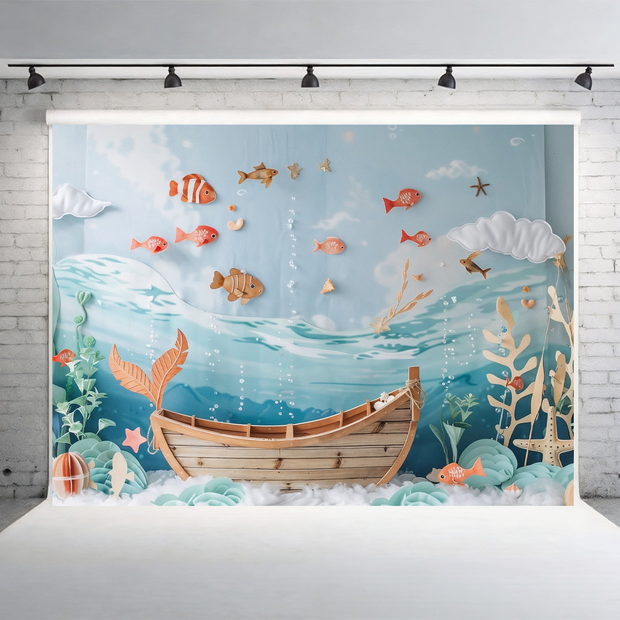 Underwater Adventure Backdrop