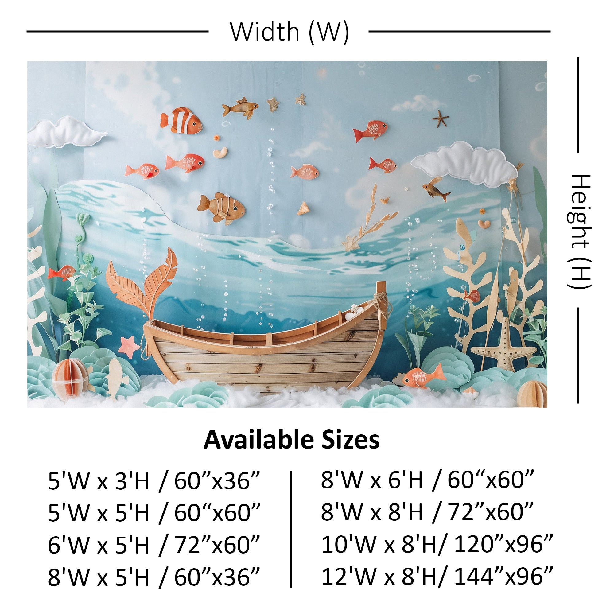 Underwater Adventure Backdrop