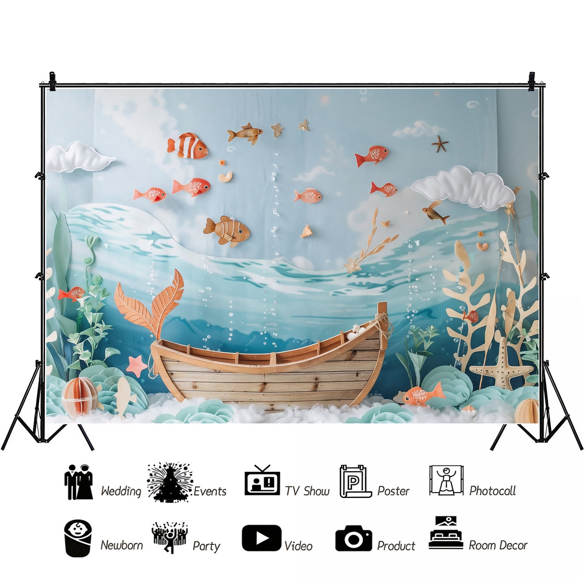 Underwater Adventure Backdrop