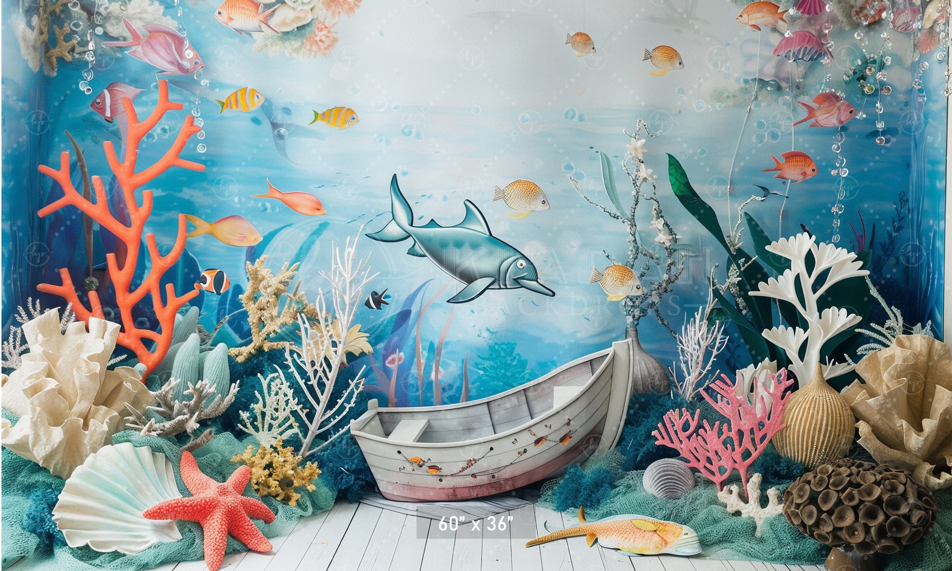 Underwater Adventure Backdrop