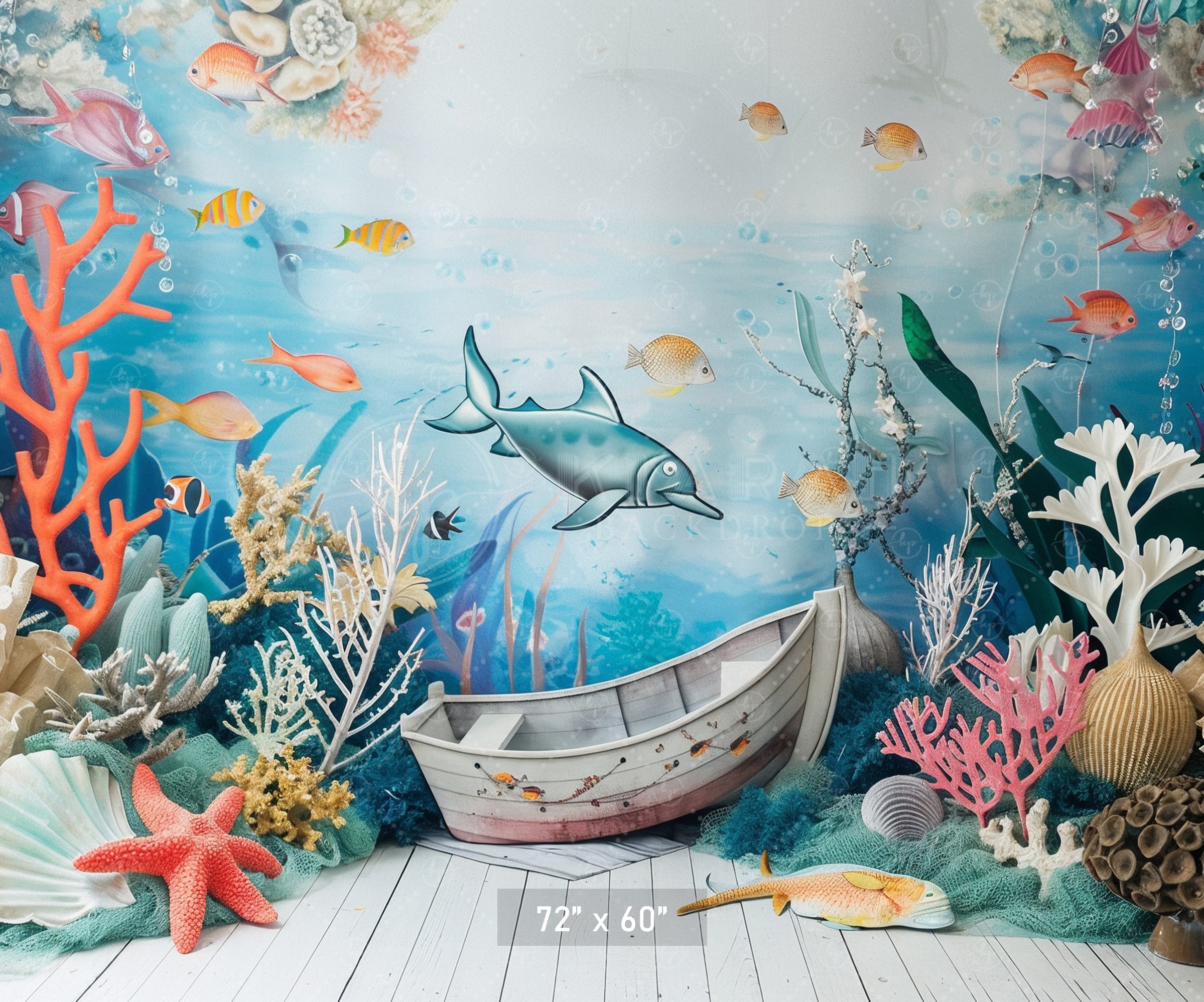 Underwater Adventure Backdrop