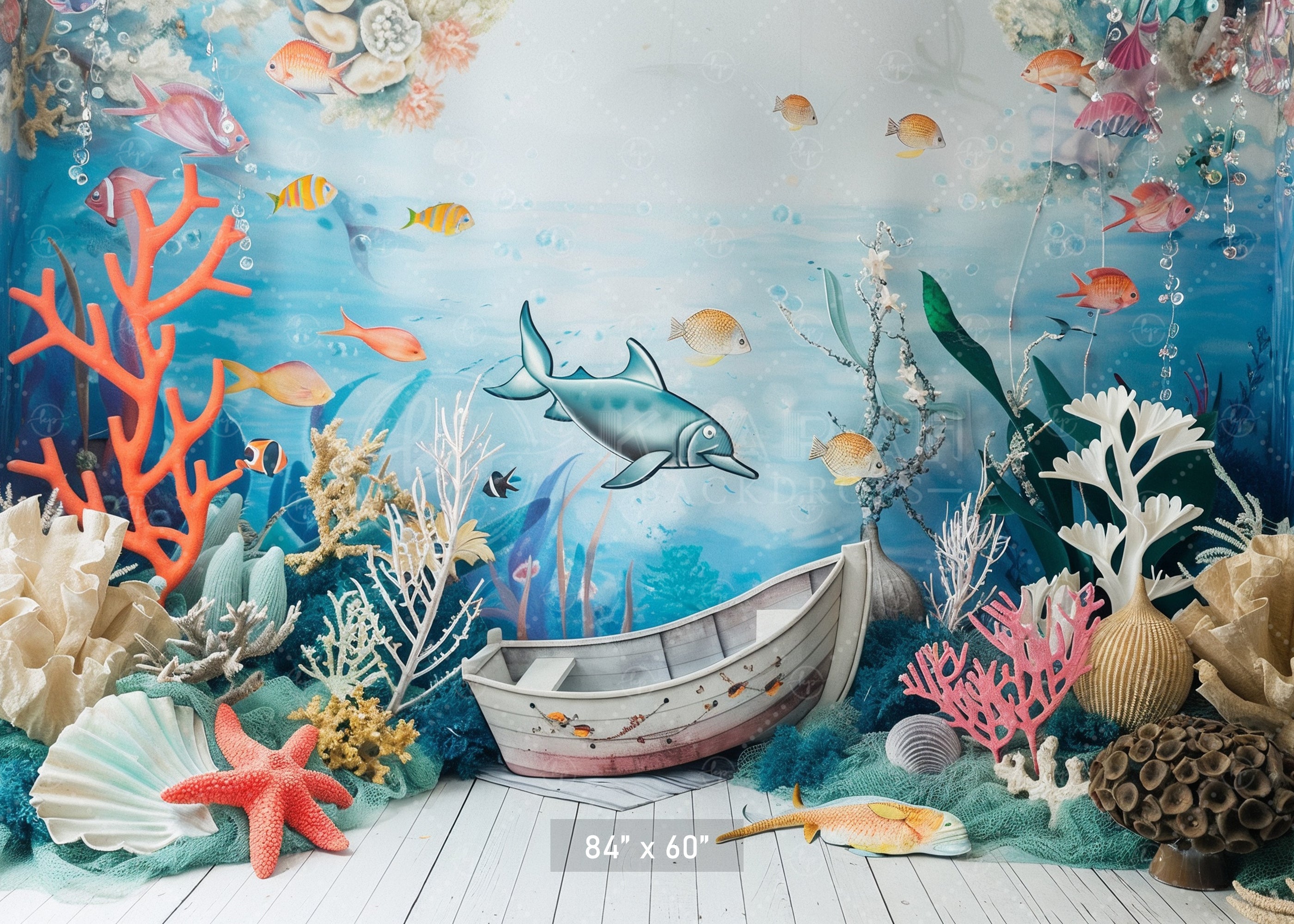 Underwater Adventure Backdrop