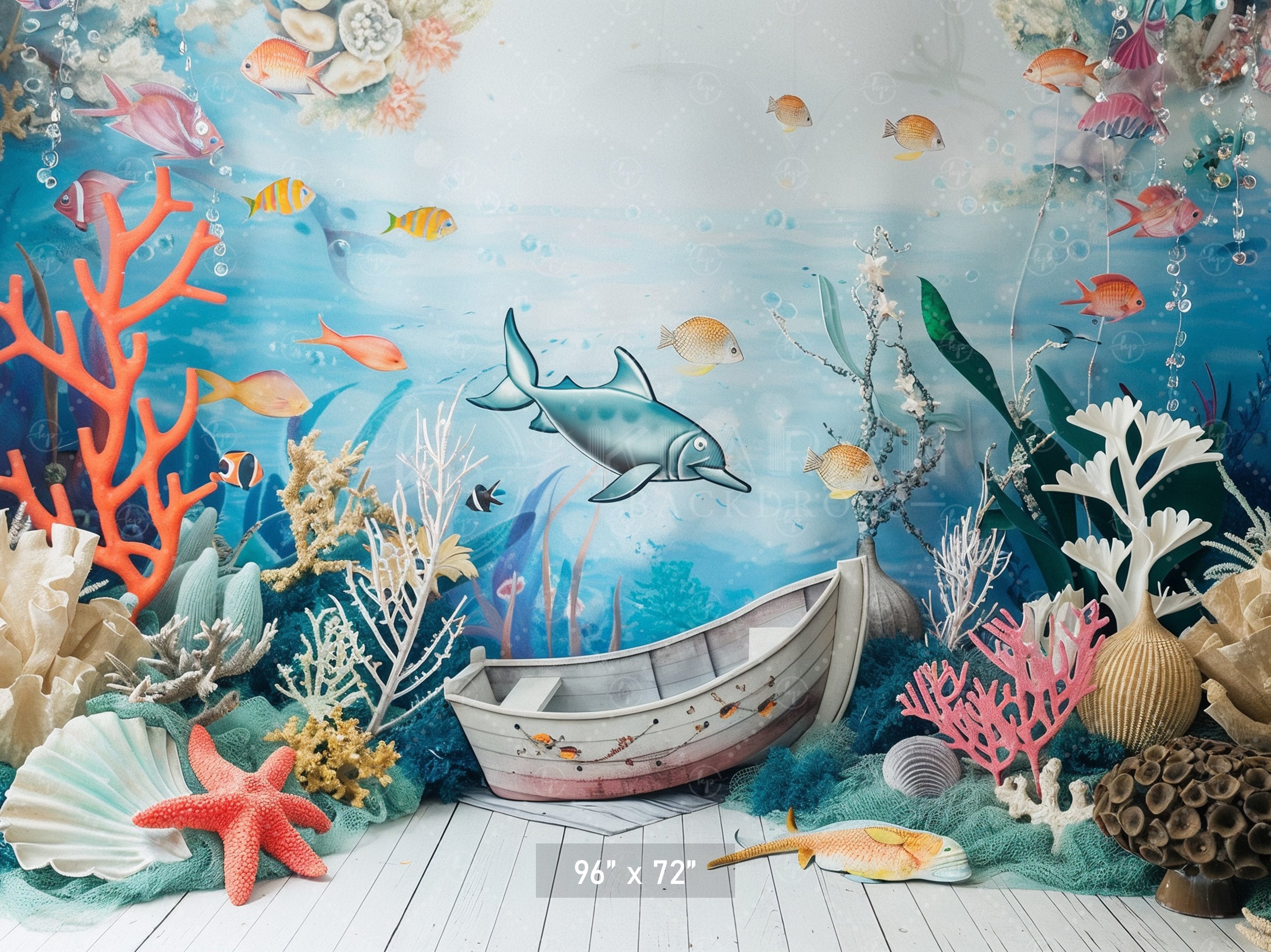 Underwater Adventure Backdrop