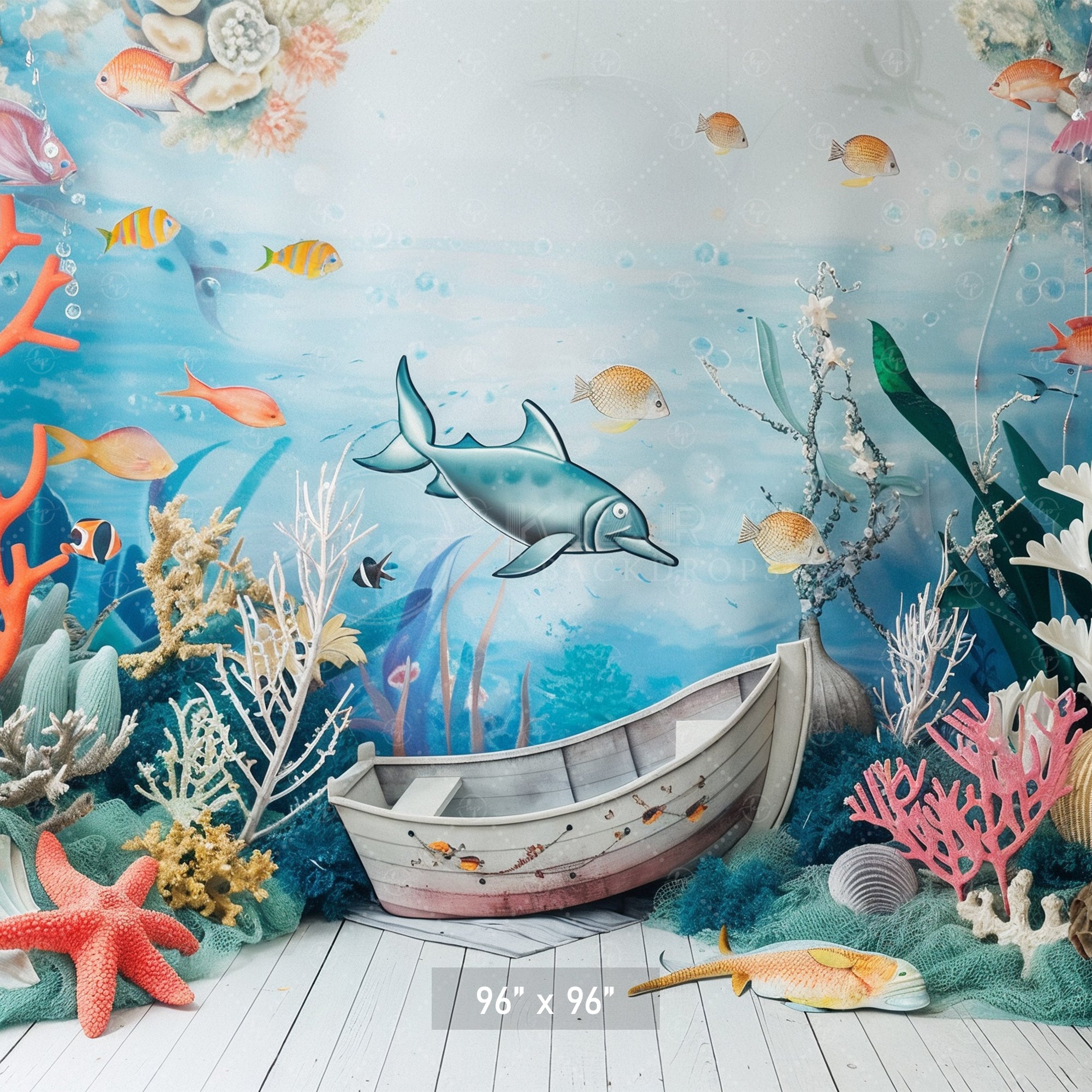 Underwater Adventure Backdrop