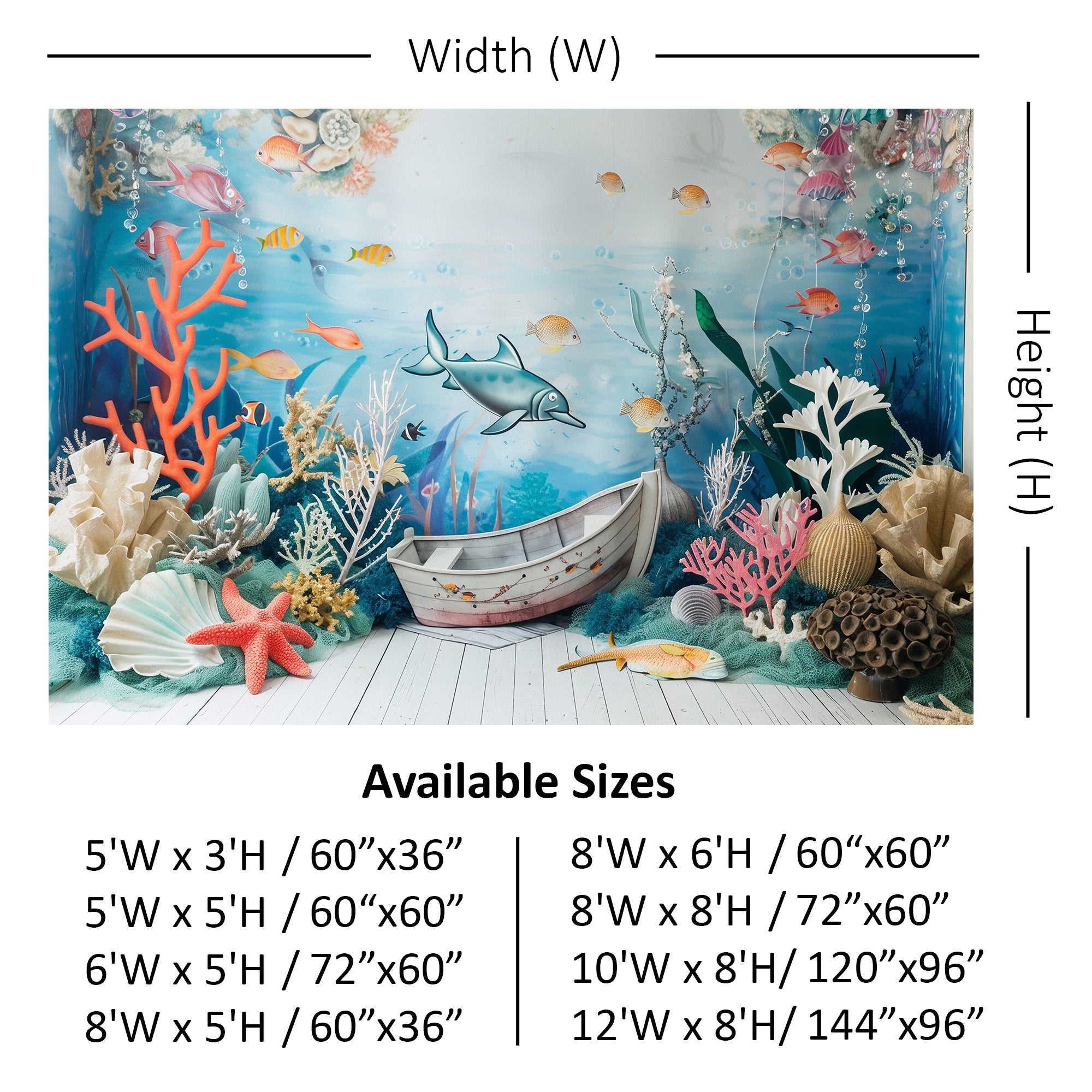 Underwater Adventure Backdrop