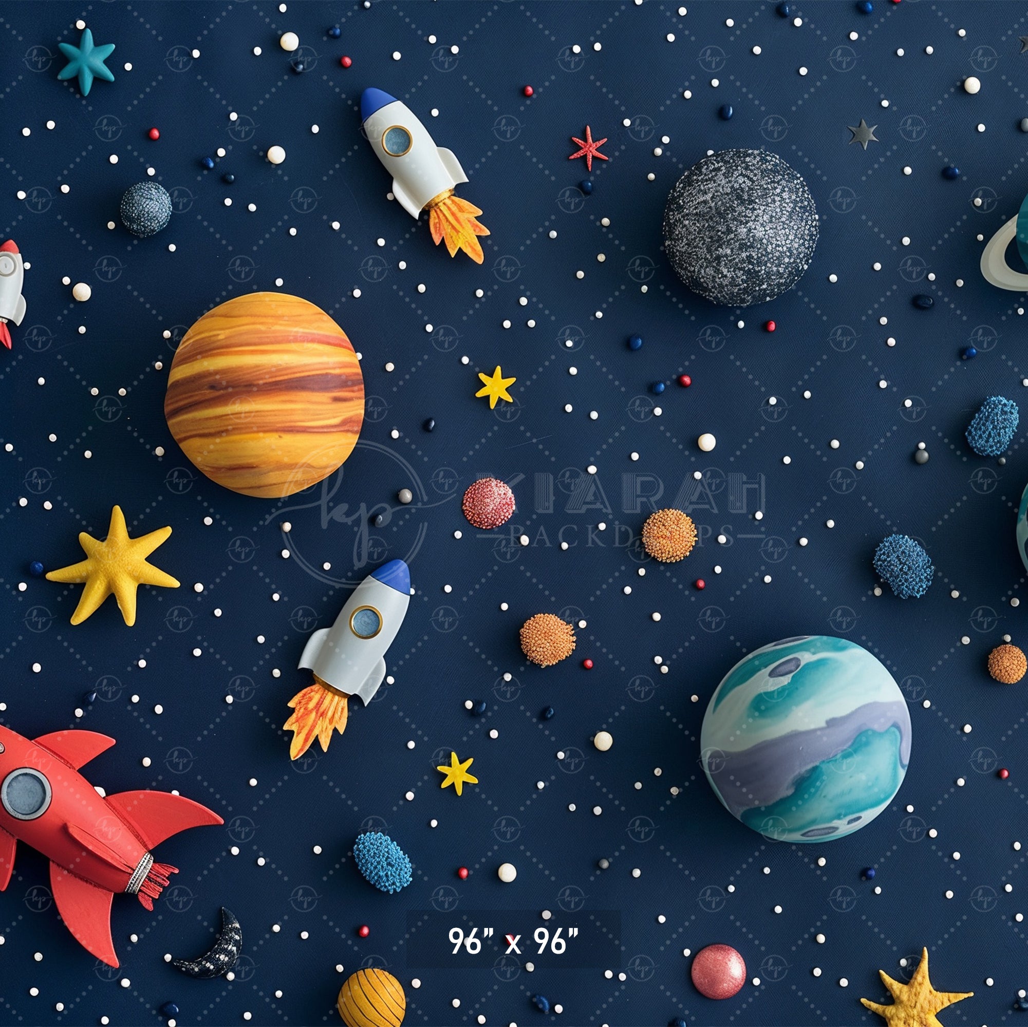Outer Space Adventure Backdrop