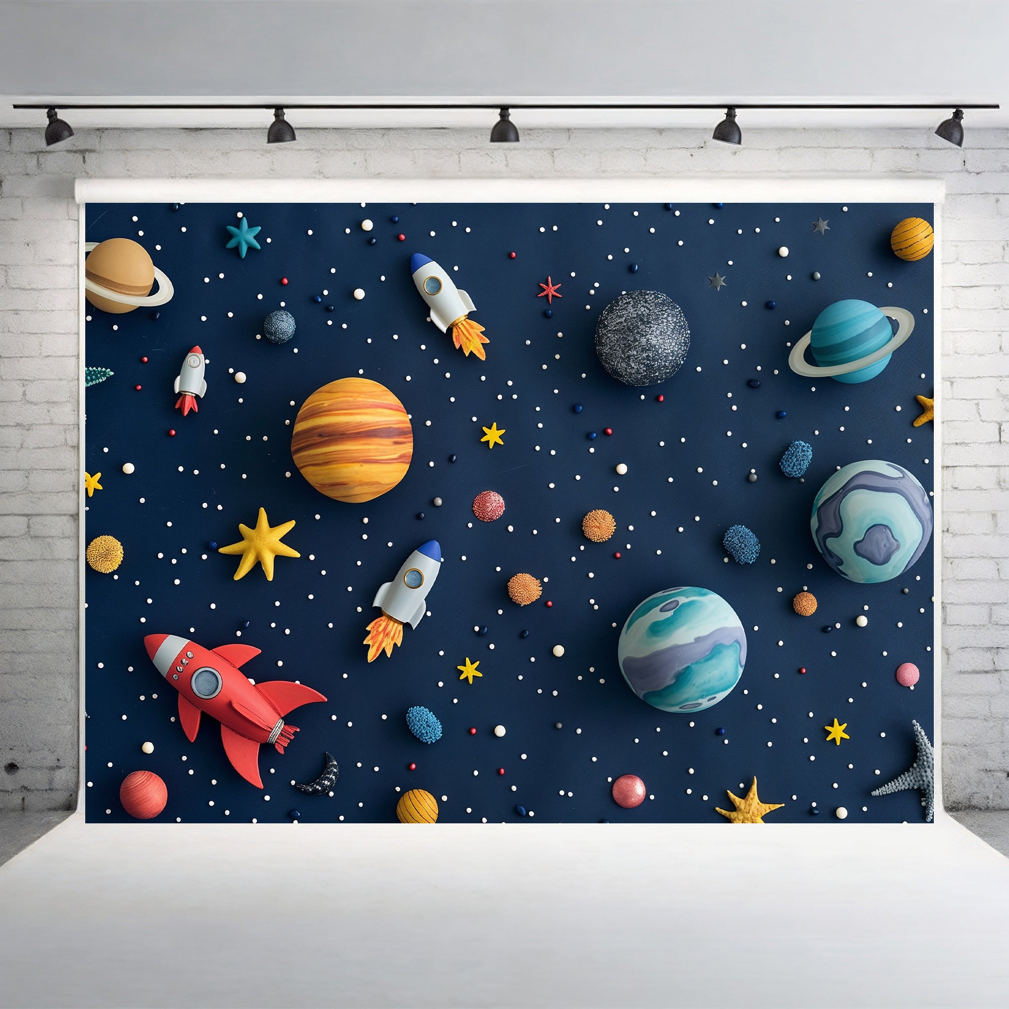 Outer Space Adventure Backdrop