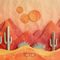Abstract Desert Sunset Backdrop