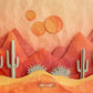 Abstract Desert Sunset Backdrop