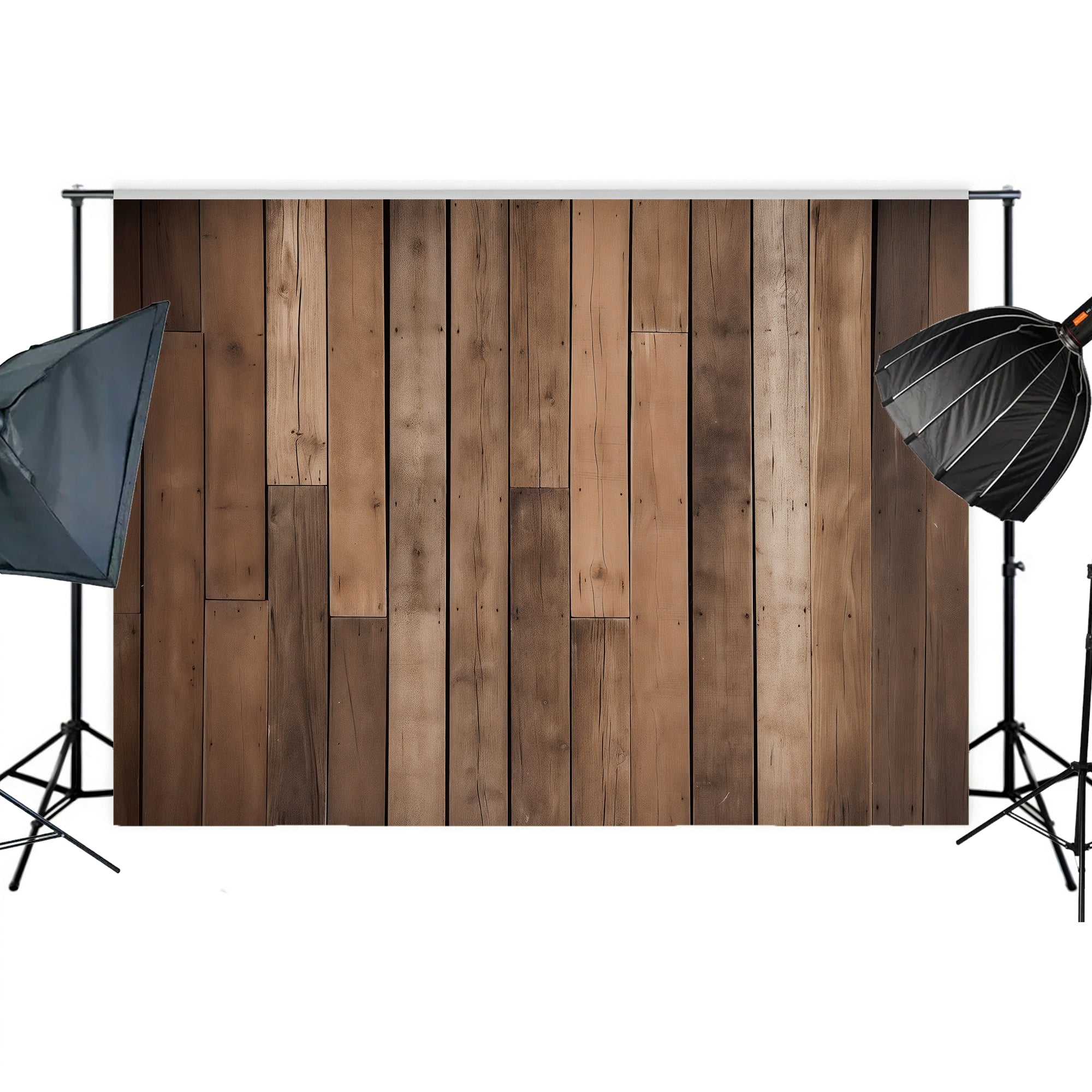 Rustic Timber Wall Backdrop
