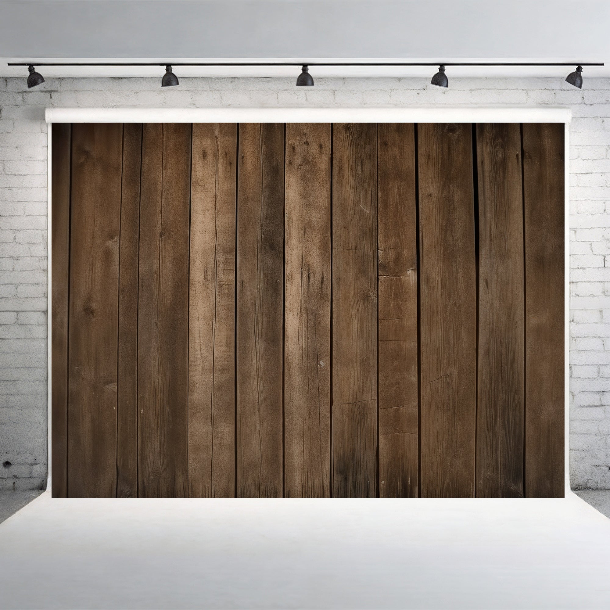 Vintage Wood Panel Backdrop