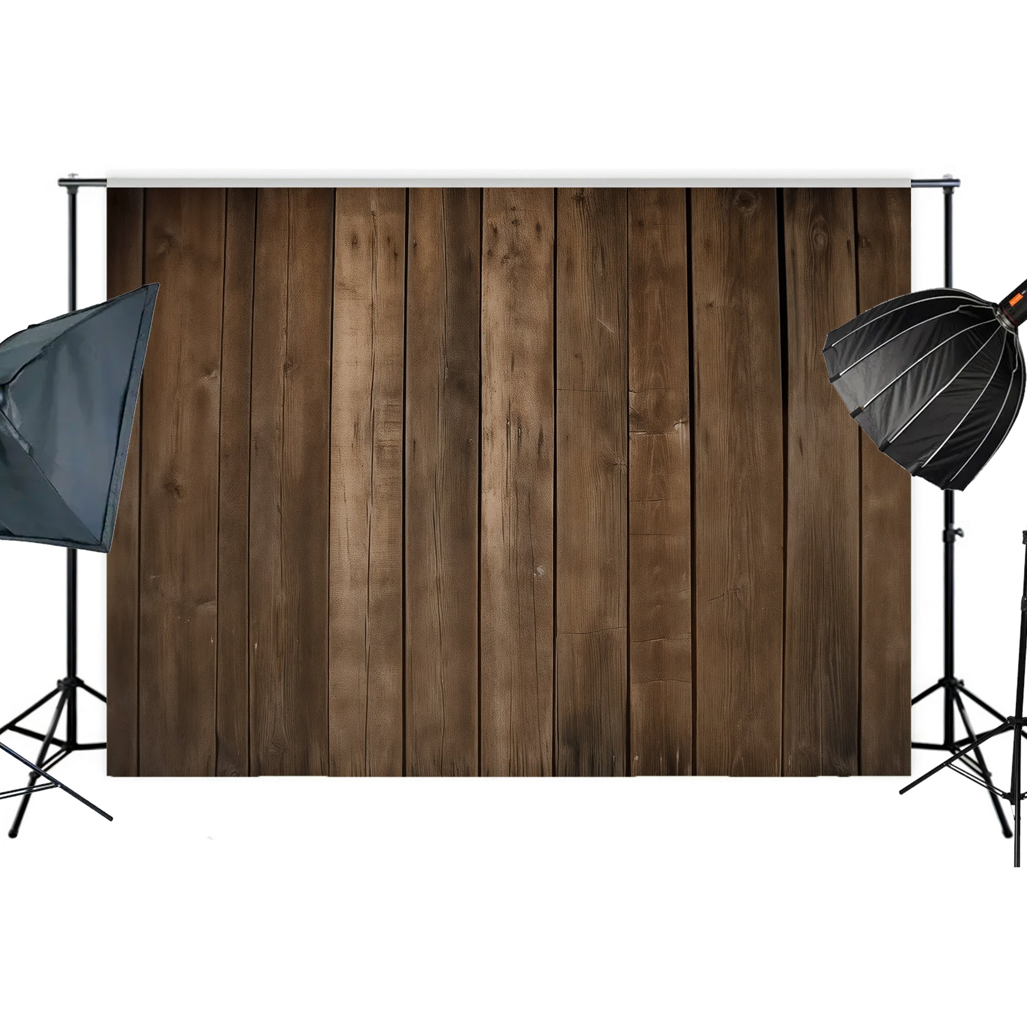 Vintage Wood Panel Backdrop