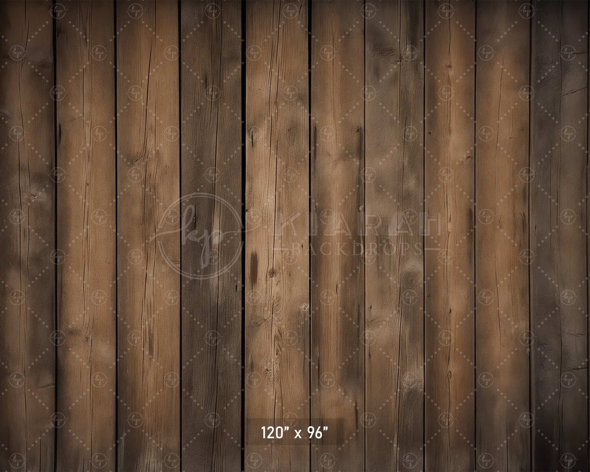 Classic Dark Wood Planks Backdrop