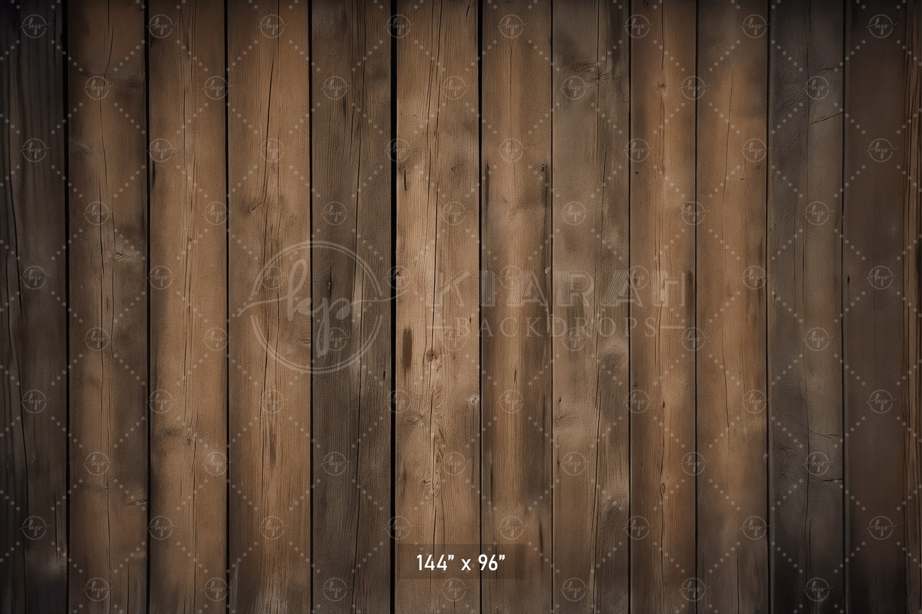 Classic Dark Wood Planks Backdrop