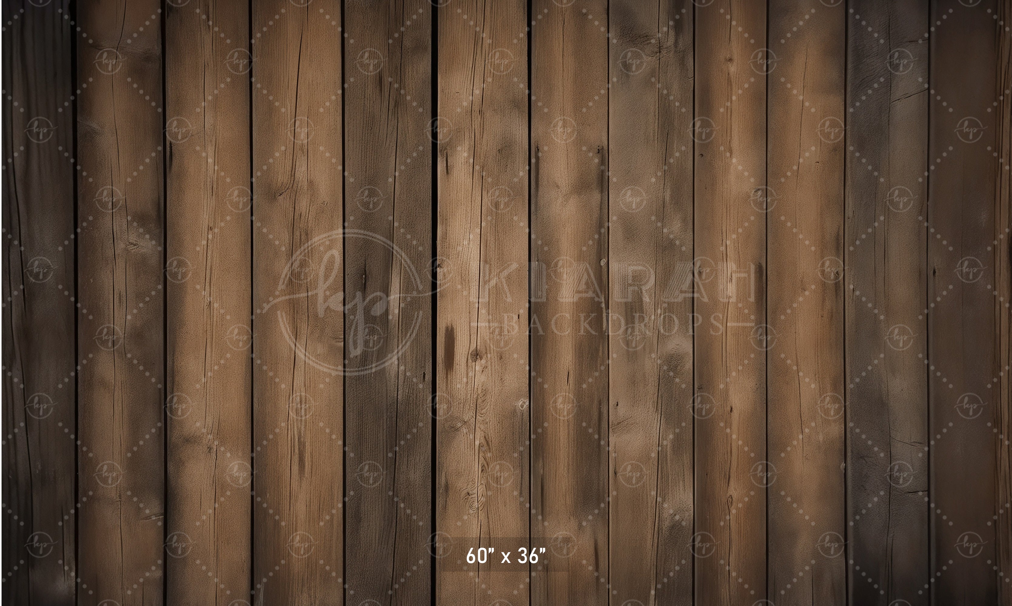 Classic Dark Wood Planks Backdrop