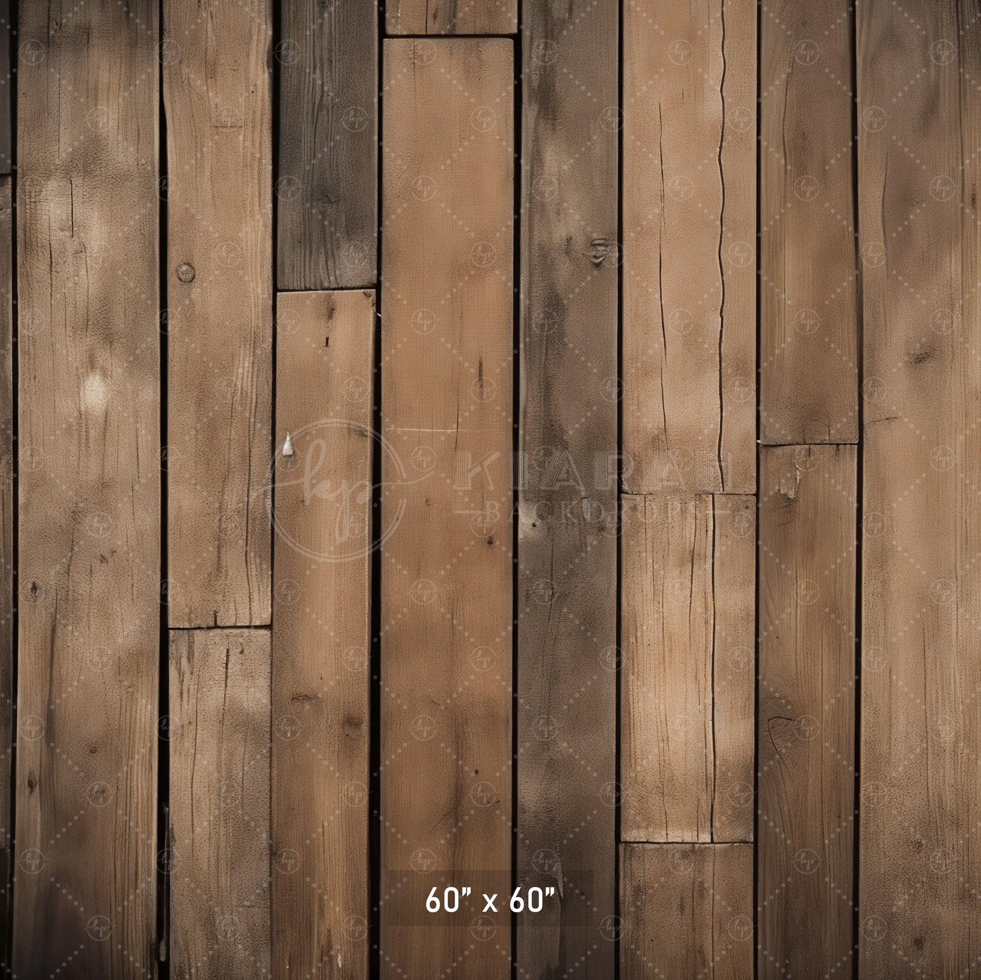 Rustic Vertical Wood Planks Backdrop