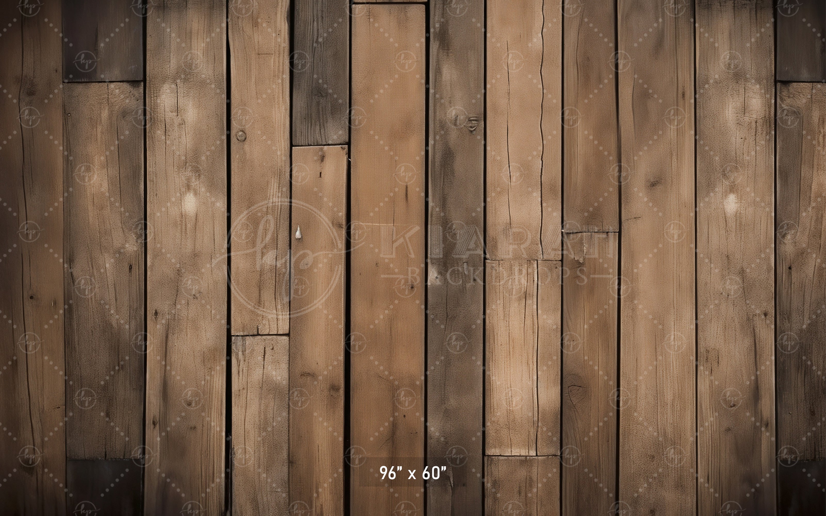 Rustic Vertical Wood Planks Backdrop