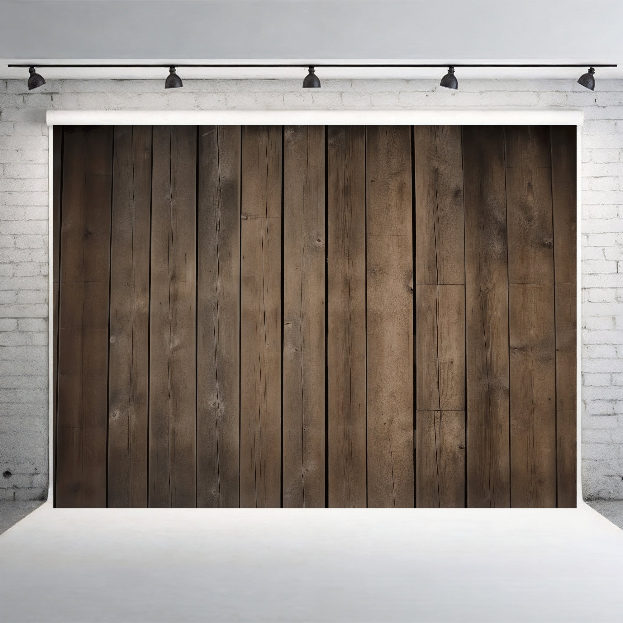 Weathered Timber Planks Backdrop