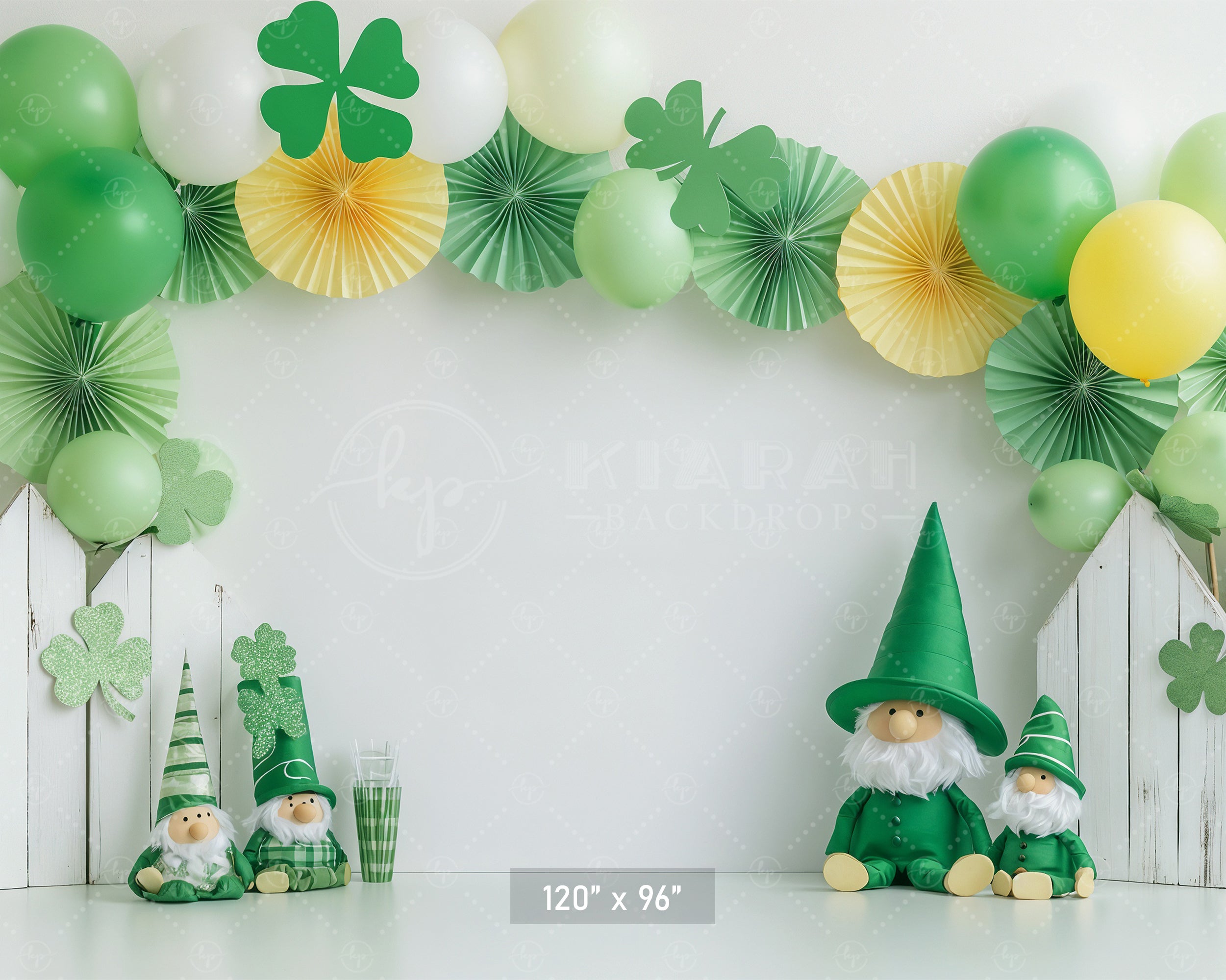 St. Paddy's Gnome Celebration Backdrop