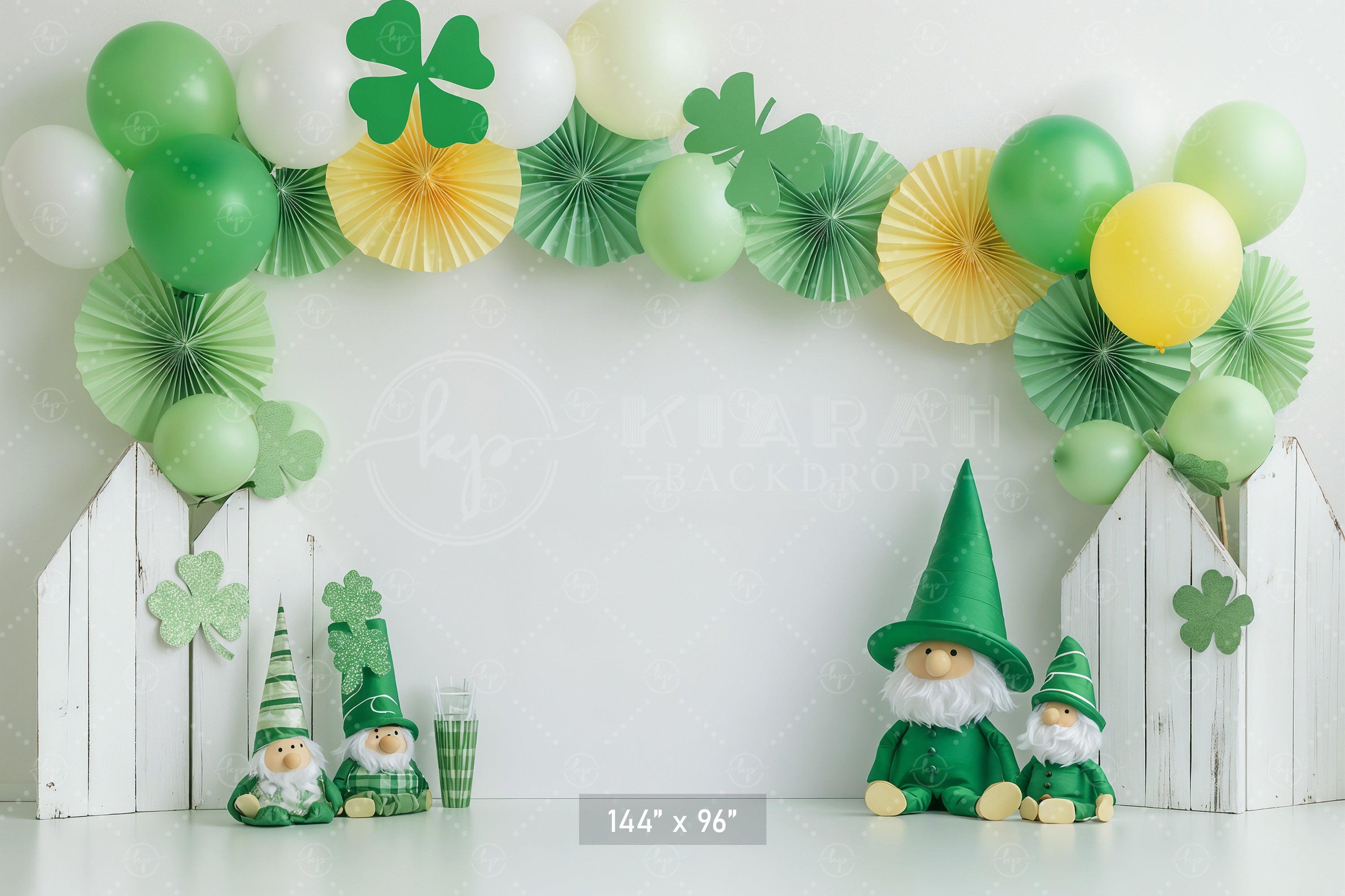 St. Paddy's Gnome Celebration Backdrop