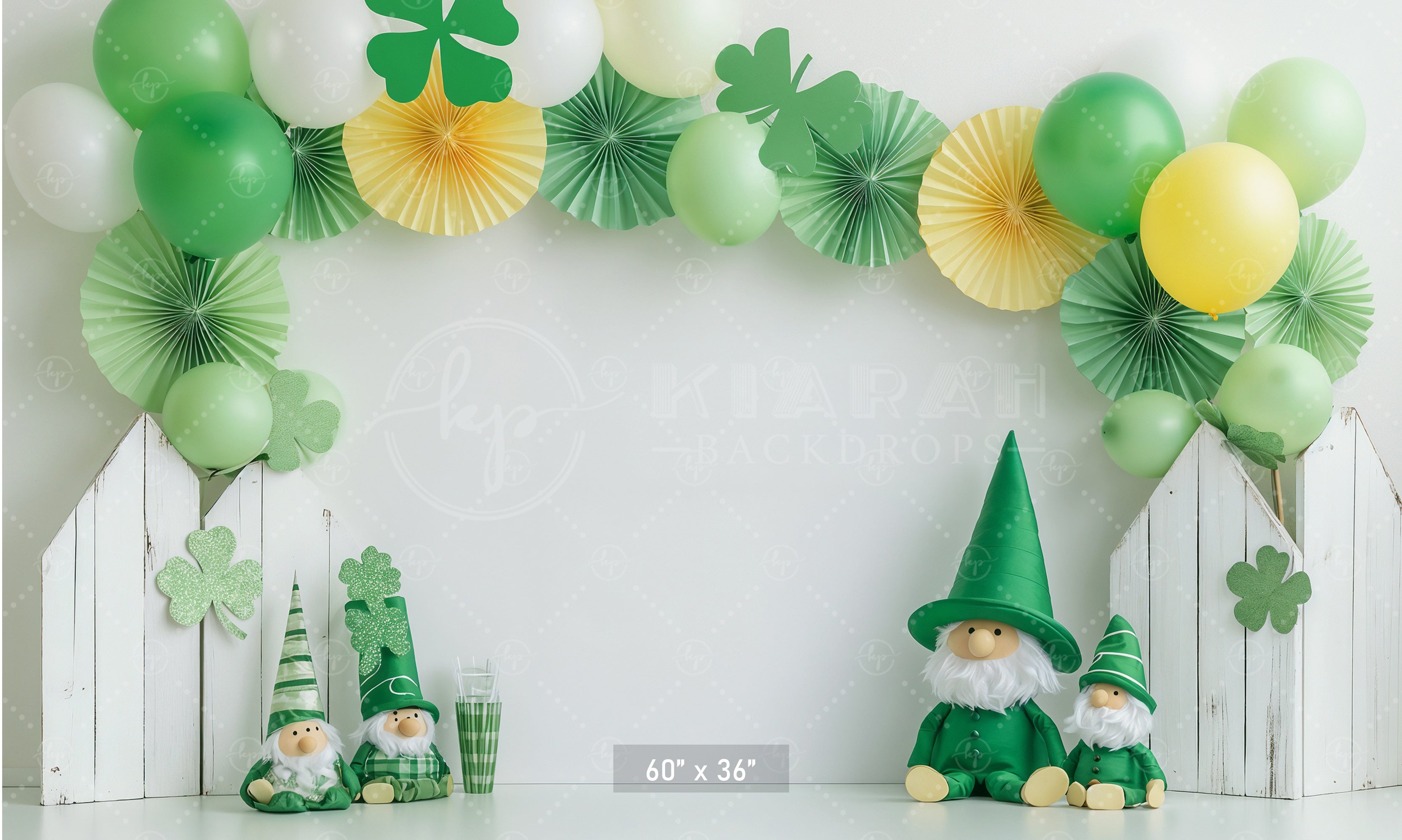 St. Paddy's Gnome Celebration Backdrop