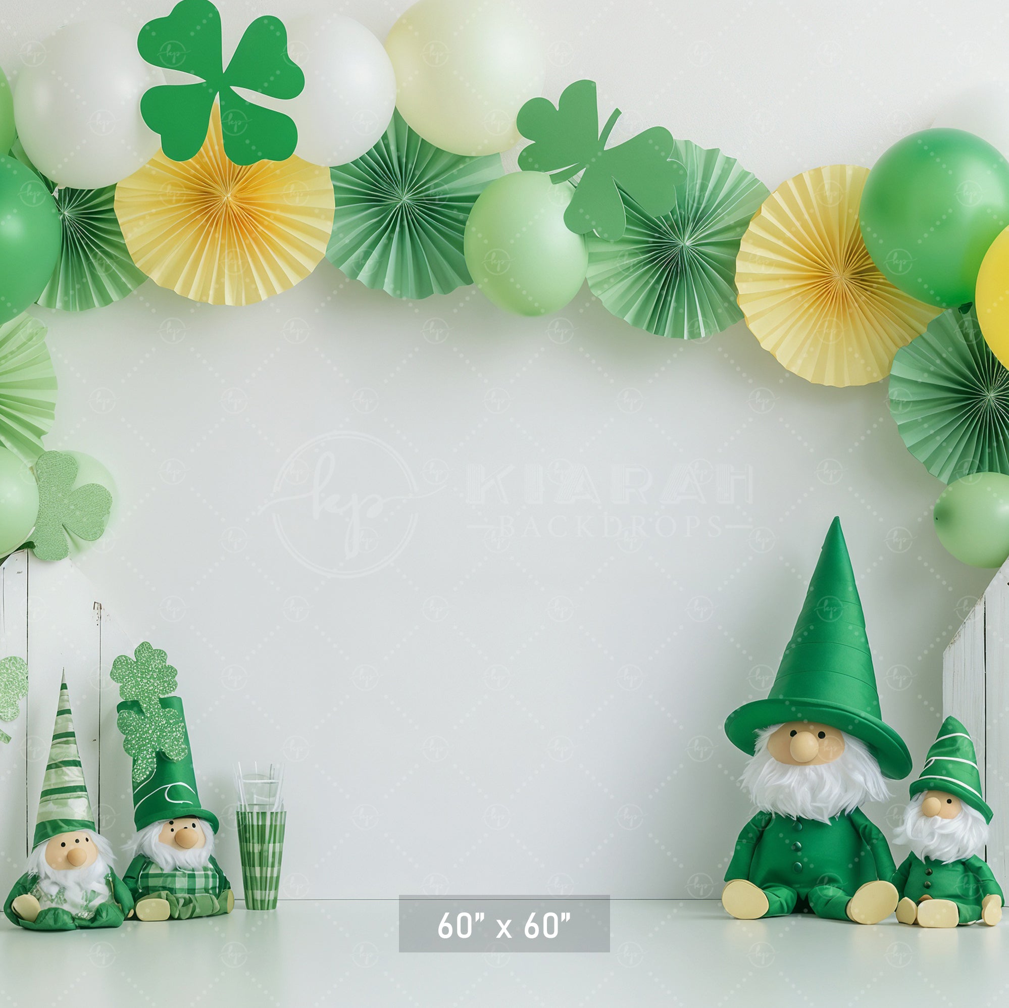 St. Paddy's Gnome Celebration Backdrop