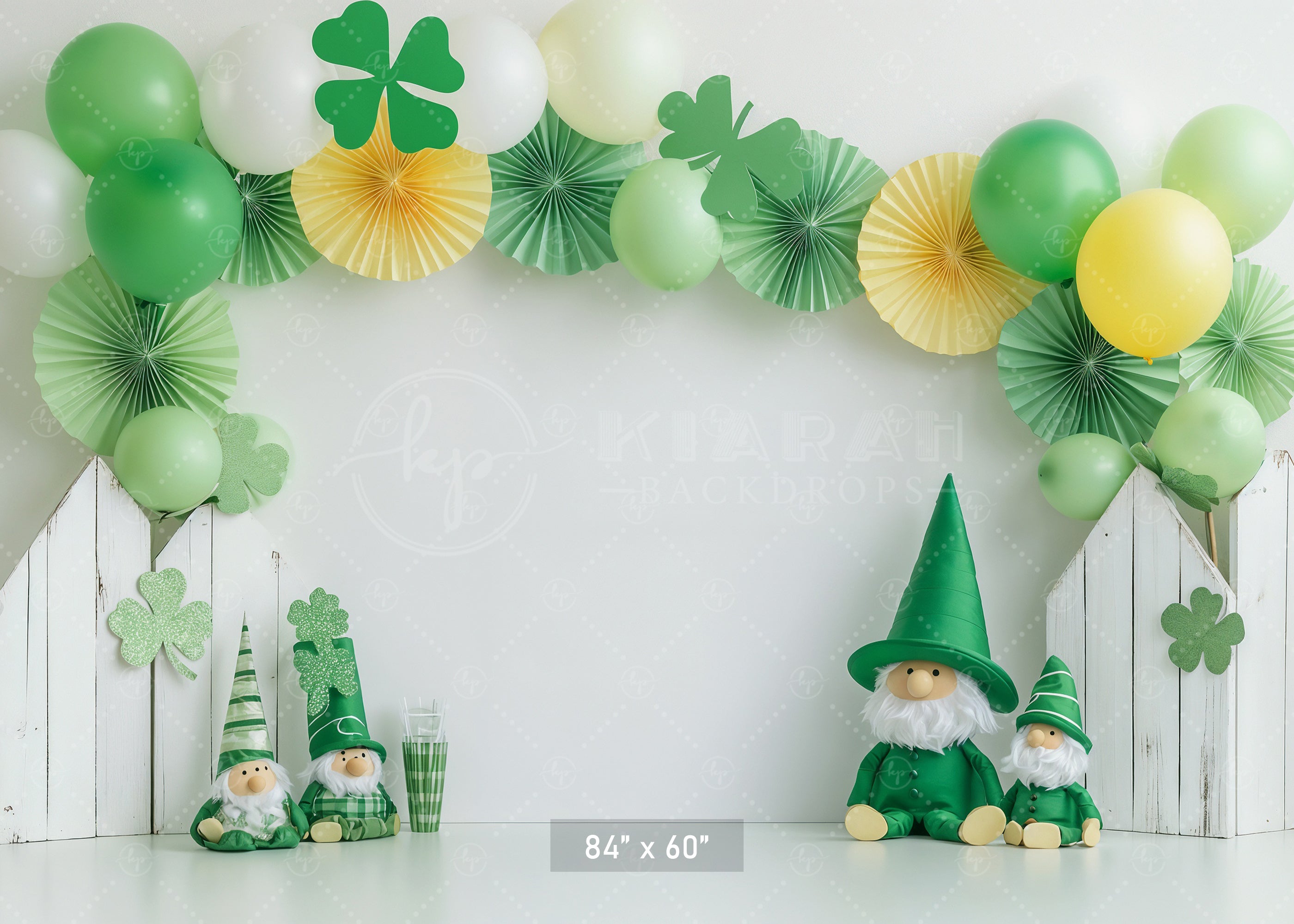 St. Paddy's Gnome Celebration Backdrop