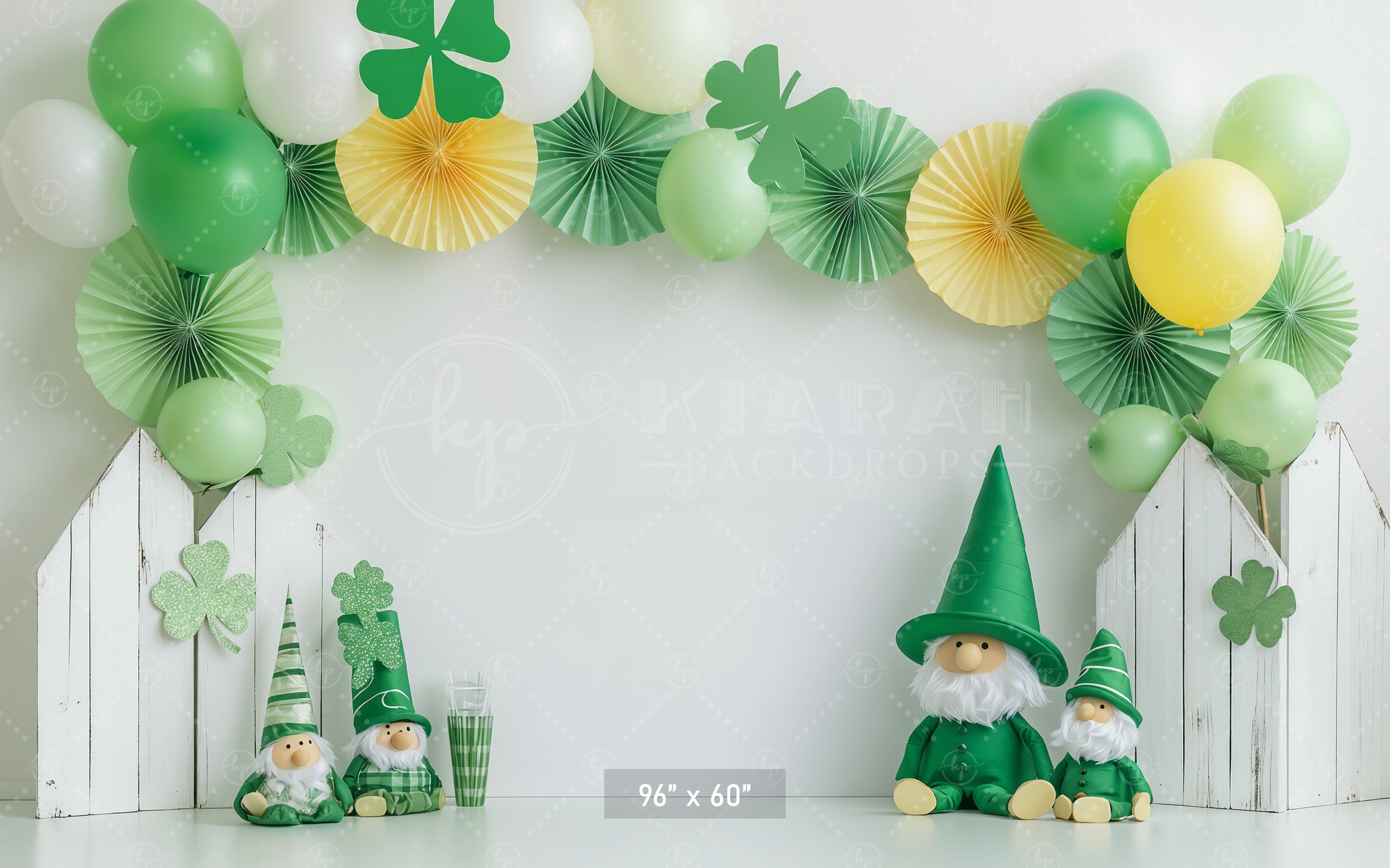 St. Paddy's Gnome Celebration Backdrop