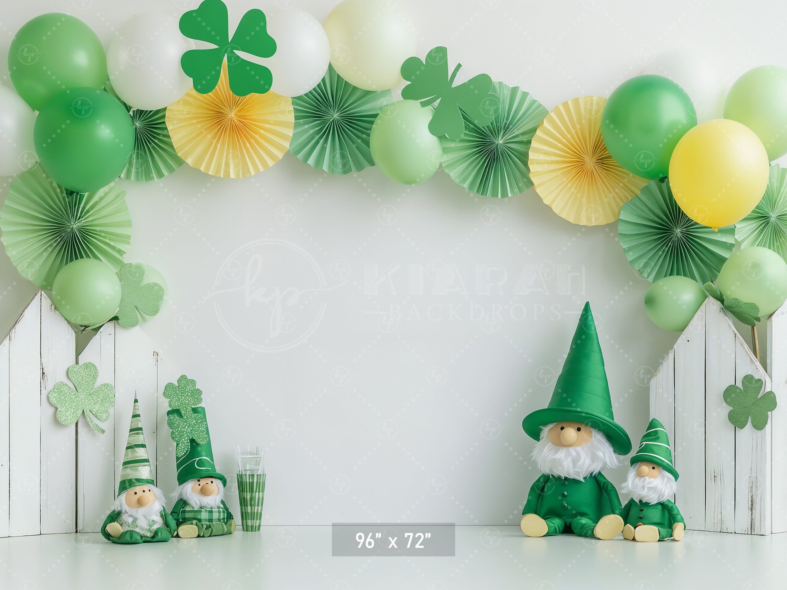 St. Paddy's Gnome Celebration Backdrop