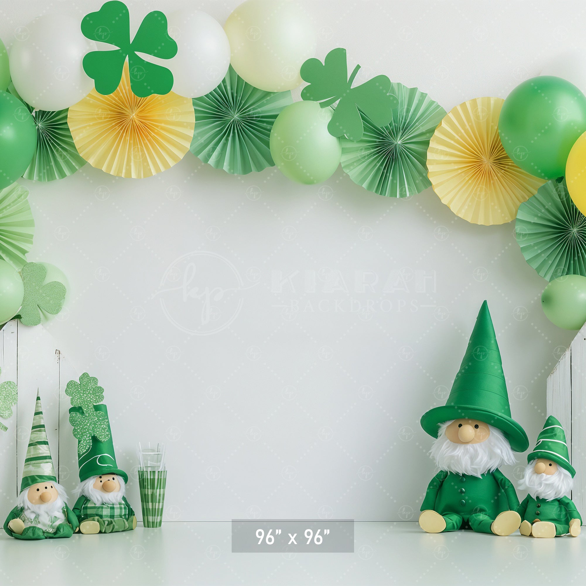 St. Paddy's Gnome Celebration Backdrop