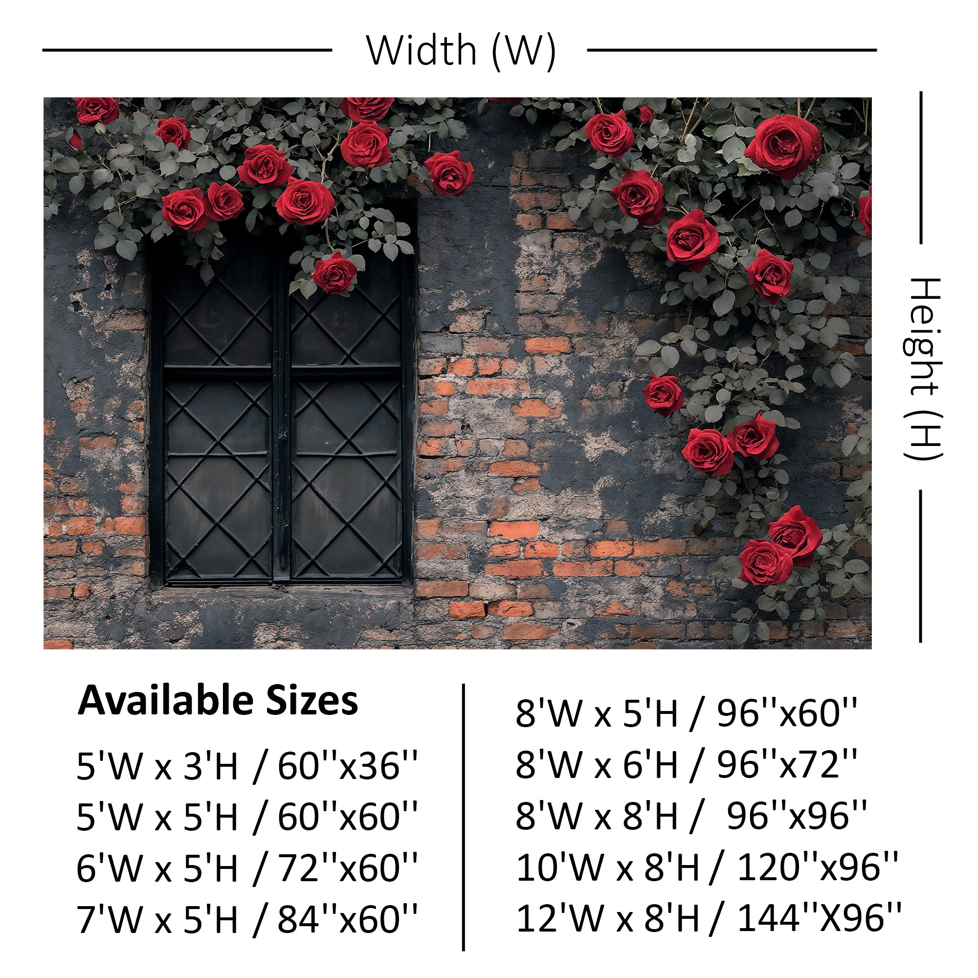 Gothic Rose Window Backdrop